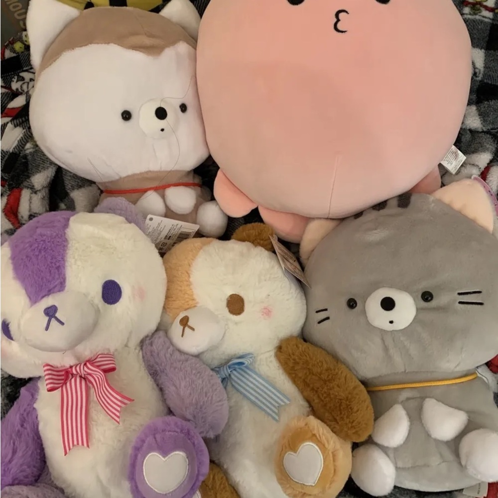 kurogoma octopus bear round 1 japanese plush stuff animals lot